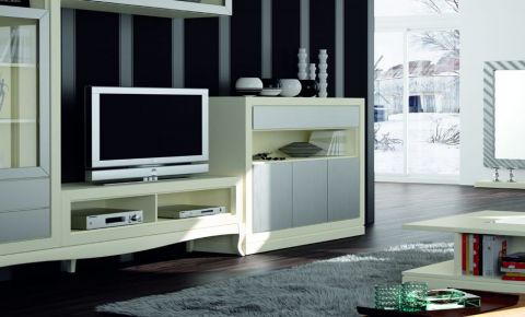 Mueble auxiliar rústico para el salón